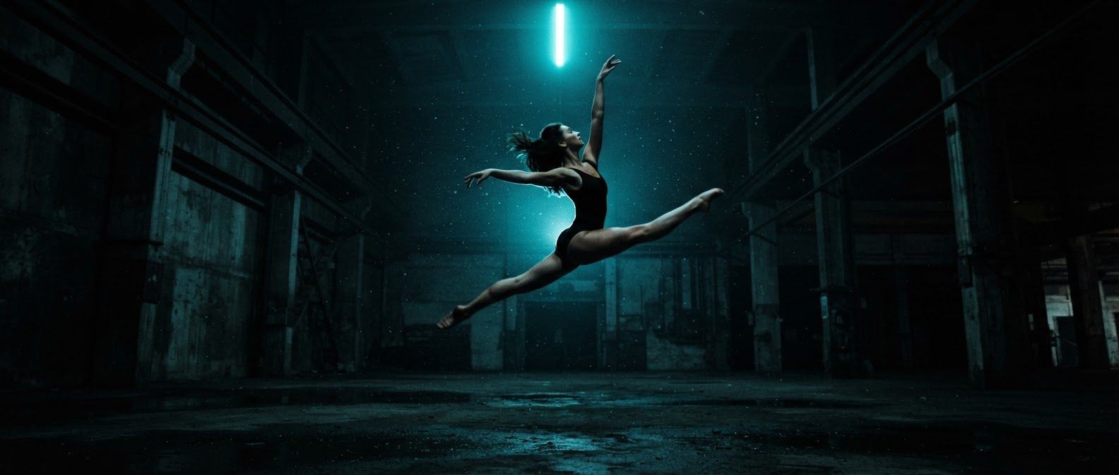 A performer on stage under the lights